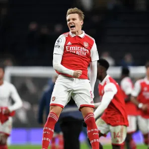 Martin Odegaard's Euphoria: Arsenal's Triumph Over Tottenham Hotspur in the Premier League (January 2023) Martin Odegaard's Euphoria: Arsenal's Triumph Over Tottenham Hotspur in the Premier League (January 2023)