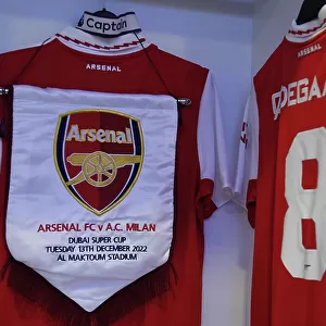 Martin Odegaard's Pre-Match Rituals: Arsenal FC's No. 21 Readies for Arsenal vs AC Milan, Dubai Super Cup 2022-23