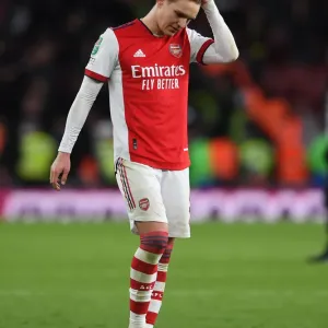 Martin Odegaard's Reaction: Arsenal vs Liverpool Carabao Cup Showdown Martin Odegaard's Reaction: Arsenal vs Liverpool Carabao Cup Showdown