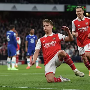Martin Odegaard's Stunner: Dramatic 2-1 Arsenal Comeback Against Chelsea (2022-23)