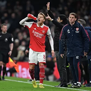 Martin Odegaard's Thrilling Performance: Arsenal vs. Tottenham, Premier League 2022-23 - A Riveting Battle at Tottenham Hotspur Stadium