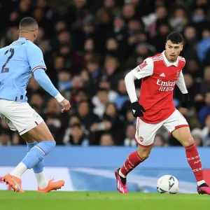 Martinelli in Action: Arsenal vs Manchester City - Emirates FA Cup Fourth Round Martinelli in Action: Arsenal vs Manchester City - Emirates FA Cup Fourth Round