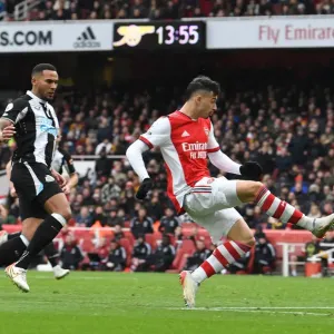 Martinelli Scores Arsenal's Second: Arsenal v Newcastle United, Premier League 2021-22