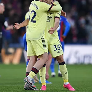 Martinelli and Smith Rowe Celebrate Arsenal's Winning Goals vs Crystal Palace (2020-21)