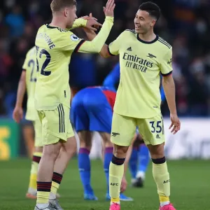 Martinelli and Smith Rowe: Dazzling Duo's Goal Celebration in Arsenal's Victory over Crystal Palace (2020-21)