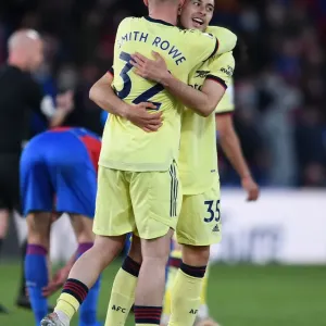 Martinelli and Smith Rowe's Goal Celebration: Arsenal's Winning Moment against Crystal Palace (2020-21)