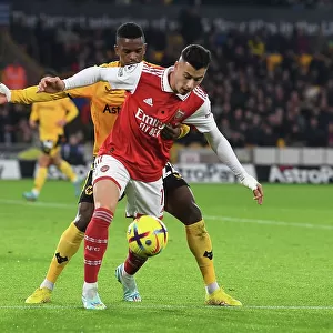 Martinelli Stands Firm: Arsenal's Determined Battle at Molineux against Wolverhampton Wanderers, Premier League 2022-23