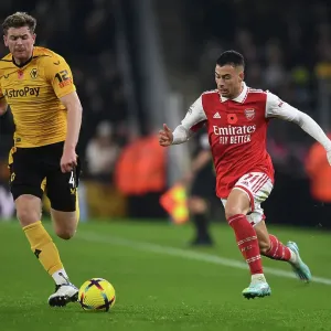 Martinelli vs Collins: A Football Battle at Molineux - Wolverhampton Wanderers vs Arsenal FC, Premier League 2022-23