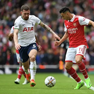 Martinelli vs. Hojbjerg: A Fiery Face-Off in the Arsenal-Tottenham Premier League Battle (2022-23)