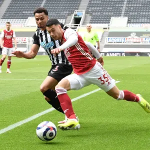 Martinelli vs Murphy: Arsenal's Battle at Empty St. James Park vs Newcastle United (Newcastle United v Arsenal 2021)