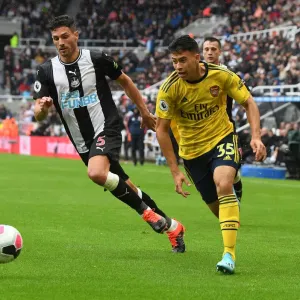 Martinelli vs Schar: Battle at St. James Park - Arsenal vs Newcastle, Premier League 2019-20 Martinelli vs Schar: Battle at St. James Park - Arsenal vs Newcastle, Premier League 2019-20