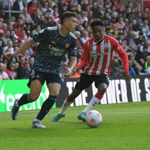 Martinelli vs Walker-Peters: Intense Battle in Southampton v Arsenal Premier League Clash