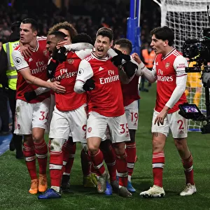Martinelli's Debut Goal: Arsenal Secures Premier League Victory at Stamford Bridge (January 2020)