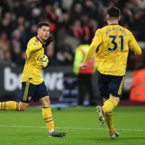 Martinelli's Debut Goal: Arsenal's Victory at West Ham United (Premier League 2019-20)