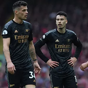 Martinelli's Intense Showdown: Arsenal vs. Liverpool, Premier League 2022-23 - A Riveting Moment at Anfield