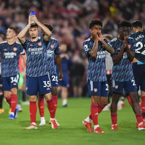 Martinelli's Victory Clap: Brentford vs Arsenal, 2021-22 Premier League Martinelli's Victory Clap: Brentford vs Arsenal, 2021-22 Premier League