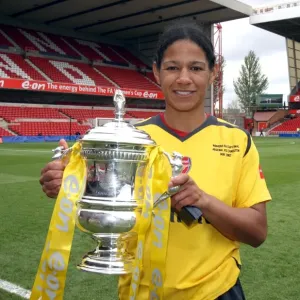 Mary Philip and Arsenal Ladies Celebrate FA Cup Victory over Charlton Athletic Mary Philip and Arsenal Ladies Celebrate FA Cup Victory over Charlton Athletic