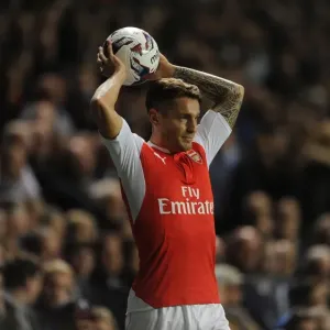 Mathieu Debuchy in Action: Arsenal vs. Tottenham Hotspur, Capital One Cup 2015/16 Mathieu Debuchy in Action: Arsenal vs. Tottenham Hotspur, Capital One Cup 2015/16