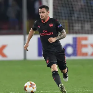 Mathieu Debuchy: Arsenal's Defensive Force in Red Star Belgrade's Europa League Battle, 2017-18
