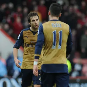 Mathieu Flamini: In Action for Arsenal Against Bournemouth, Premier League 2015-16