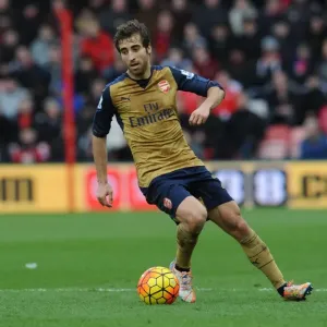 Mathieu Flamini in Action: Arsenal's Midfield Battle at Bournemouth, Premier League 2015-16
