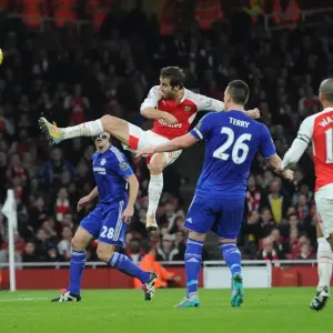 Mathieu Flamini Print, Arsenal vs Chelsea Barclays Premier League