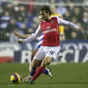 Mathieu Flamini (Arsenal) Bobby Convey (Reading) Mathieu Flamini (Arsenal) Bobby Convey (Reading)
