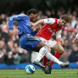 Mathieu Flamini (Arsenal) Didier Drogba (Chelsea)