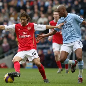 Mathieu Flamini (Arsenal) Gelson Fernandes (Manchester City)