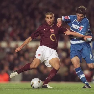 Matthieu Flamini (Arsenal) Juan Oster (Readeing). El Arsenal gana contra el Readeing Matthieu Flamini (Arsenal) Juan Oster (Readeing). El Arsenal gana contra el Readeing