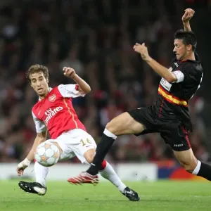 Mathieu Flamini (Arsenal) Jose Luis Marti (Sevilla)