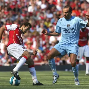 Mathieu Flamini (Arsenal) Martin Petrov (Man City)