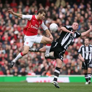 Mathieu Flamini (Arsenal) Nicky Butt (Newcastle United)