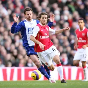 Mathieu Flamini (Arsenal) Rafael Schmitz (Birmingham)
