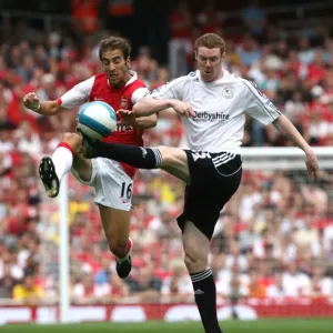 Mathieu Flamini (Arsenal) Stephen Pearson (Derby) Mathieu Flamini (Arsenal) Stephen Pearson (Derby)