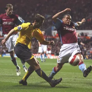 Mathieu Flamini (Arsenal) Wilfred Bouma (Aston Villa) Mathieu Flamini (Arsenal) Wilfred Bouma (Aston Villa)