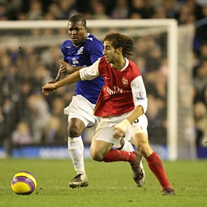 Mathieu Flamini (Arsenal) Yakubu (Everton)