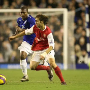 Mathieu Flamini (Arsenal) Yakubu (Everton)