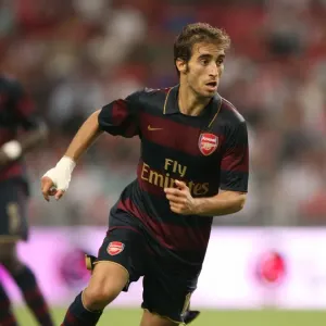 Mathieu Flamini Print: Arsenal 1-0 Ajax Goal Celebration