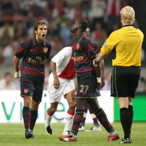 Mathieu Flamini Print - Arsenal Referee Dispute
