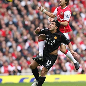 Mathiue Flamini (Arsenal) Carloz Tevez (Manchester United)