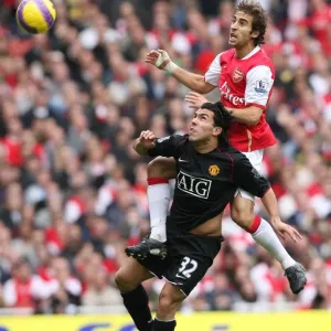Mathiue Flamini (Arsenal) Carloz Tevez (Manchester United)
