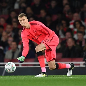 Matt Macey in Action: Arsenal vs Norwich City, Carabao Cup Fourth Round, 2017-18