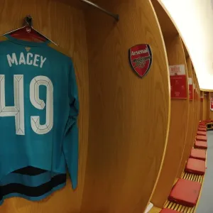 Matt Macey (Arsenal) shirt. Arsenal 0: 0 Hull City. FA Cup 5th Round. Emirates Stadium Matt Macey (Arsenal) shirt. Arsenal 0: 0 Hull City. FA Cup 5th Round. Emirates Stadium