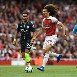 Matteo Guendouzi: Arsenal's Midfield Maestro in Action Against Manchester City, Premier League 2018-19