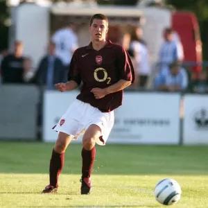 Matthew Connolly Scores for Arsenal Reserves Against Coventry City, FA Premier Reserve League South, Rugby Football Club, August 16, 2005