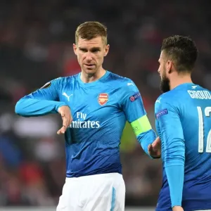 Per Mertesacker in Action: Arsenal vs. 1. FC Koln, UEFA Europa League (2017) Per Mertesacker in Action: Arsenal vs. 1. FC Koln, UEFA Europa League (2017)