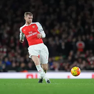 Per Mertesacker in Action: Arsenal vs Manchester City (2015-16) - Emirates Stadium Showdown