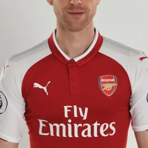 Per Mertesacker bei Arsenal im Jahr 2017/18 - Teamfotografie