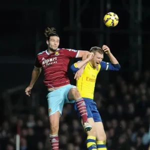 Season 2014-15 Prints: West Ham United v Arsenal 2014-15